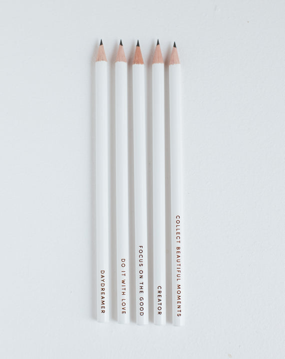 Bleistift Set mit Motivationssprüchen